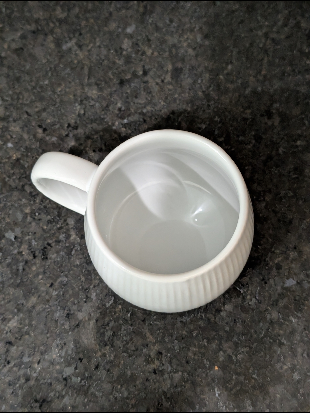 Cost Plus World Market White Ribbed Ceramic Mug - Picture 5 of 6